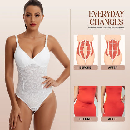 Seamless shaper bodysuit